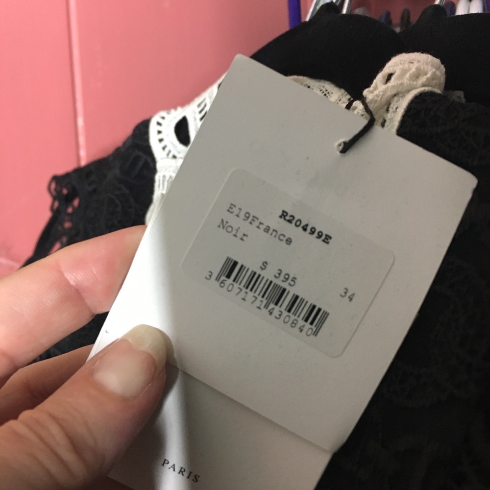 NWT Rare Sandro France Chain Link Lace Dress - Picture 6 of 7